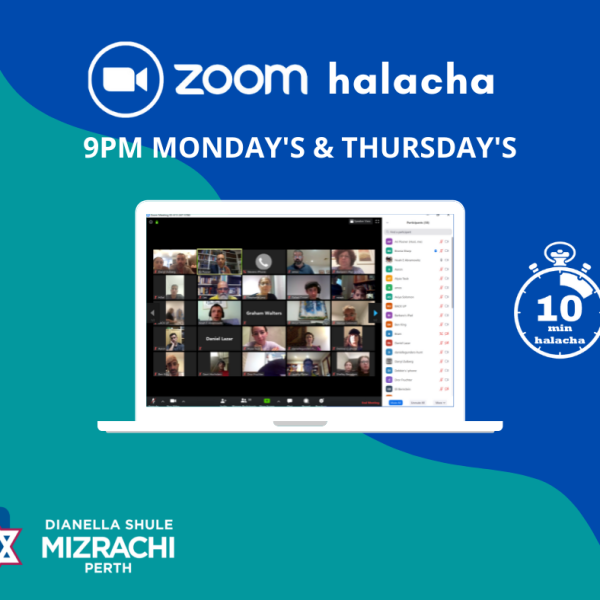 Zoom Halacha Series
